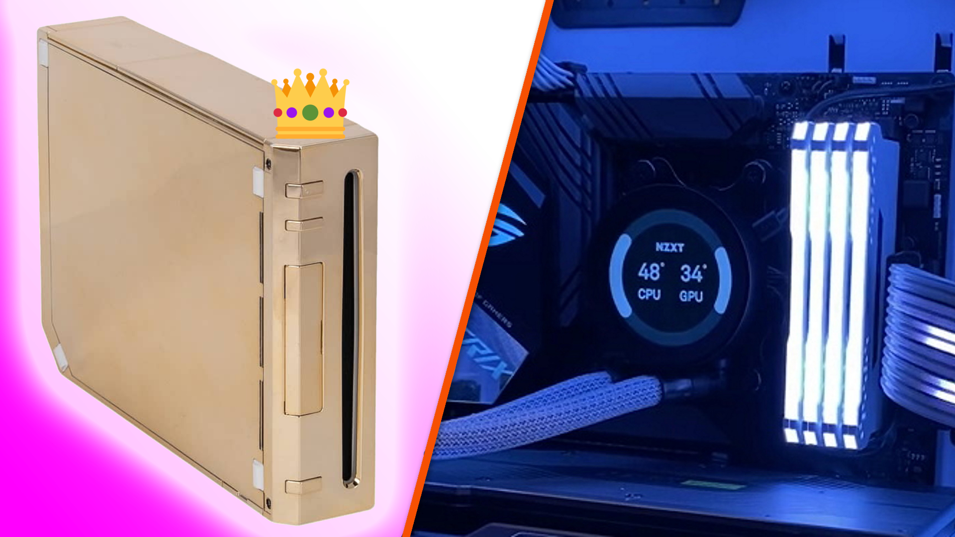 Someone should mod the golden Nintendo Wii into a gaming PC