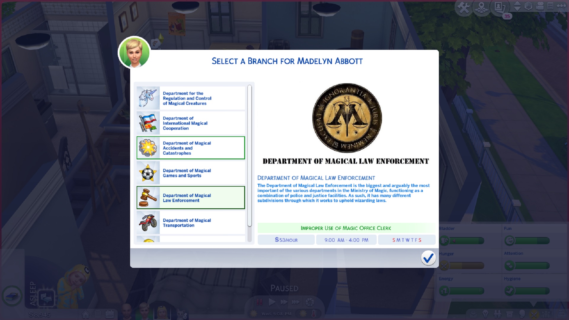 Sims 4 mods: carrera mágica