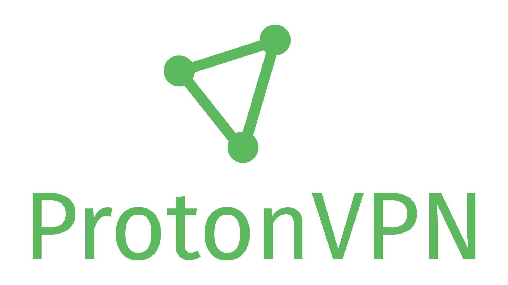 The best free VPN, option 2: ProtonVPN. Image shows its logo on a white background.