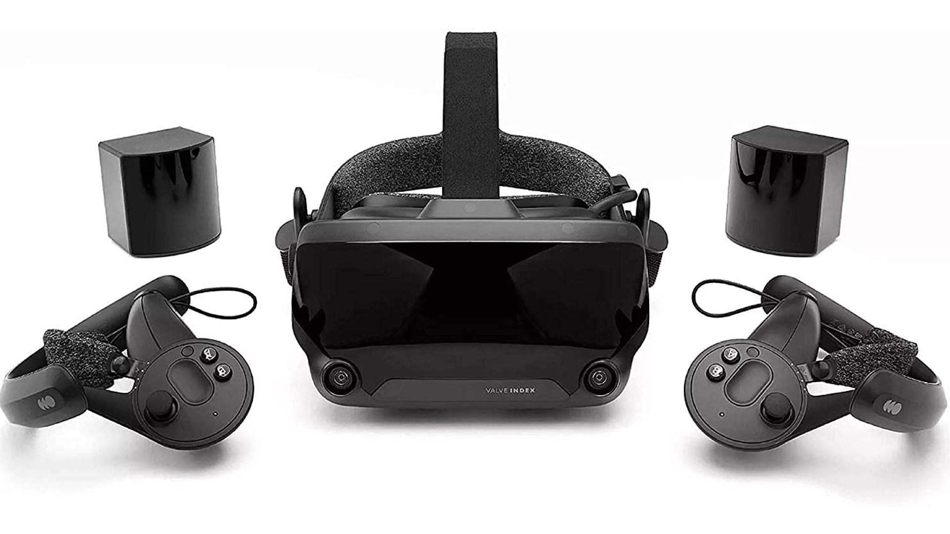 Los mejores auriculares VR: Valve Index sobre fondo blanco