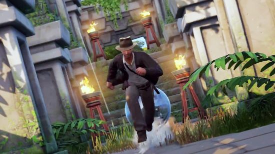 Indiana Jones in the Fortnite temple could get a rude awakening when he shows up