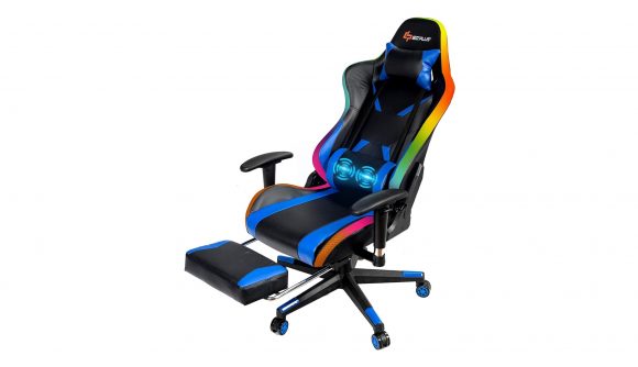 Gaming chairs to match your setup - a RGB Powerstone chair.