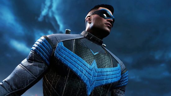 This alternative Nightwing is part of customizable Gotham Knights skins