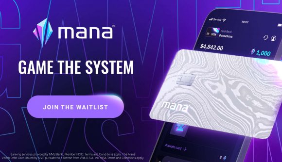 A waitlist promo image for Mana