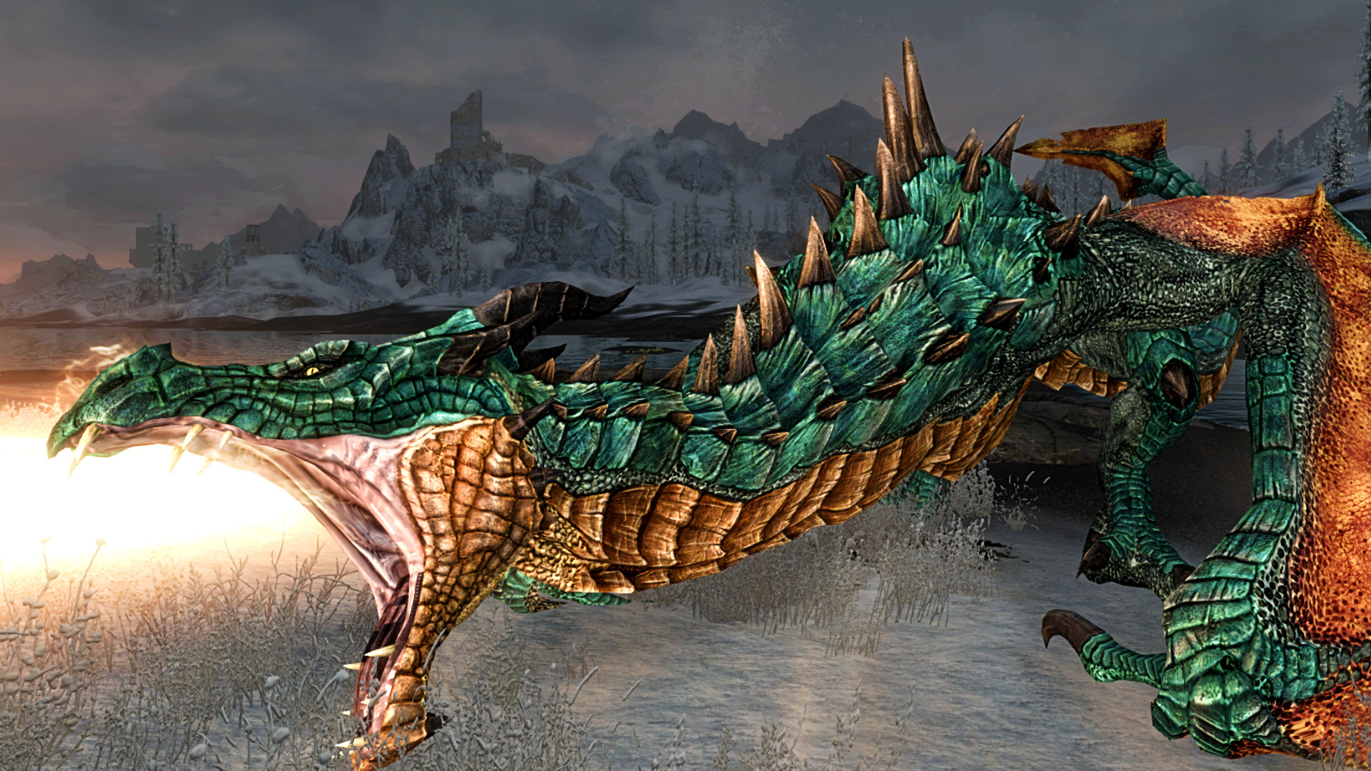 This Skyrim mod wants to sell you on 16K dragon textures