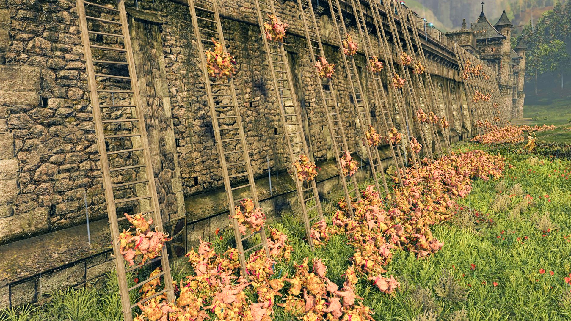 Mod Total Warhammer 3 ini memungkinkan nurglings memanjat dinding