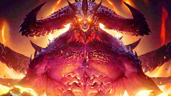 A gigantic demon from Diablo