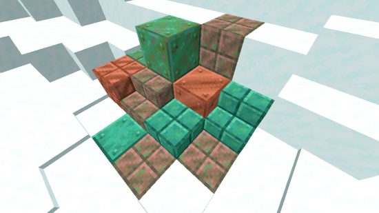 Variantes de cobre de Minecraft