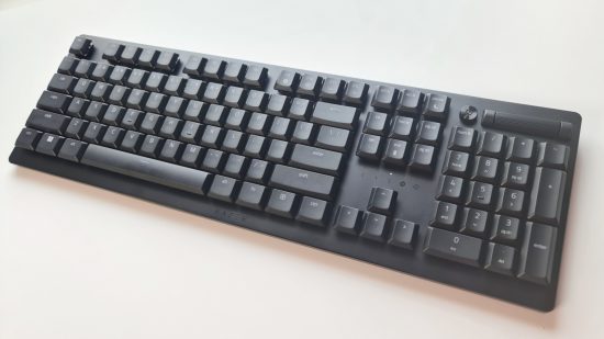 Our Razer Deathstalker V2 Pro review shows the keyboard from above