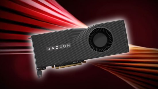 AMD Radeon graphics card with backdrop image clip for company's Nvidia RTX Voice alterantive