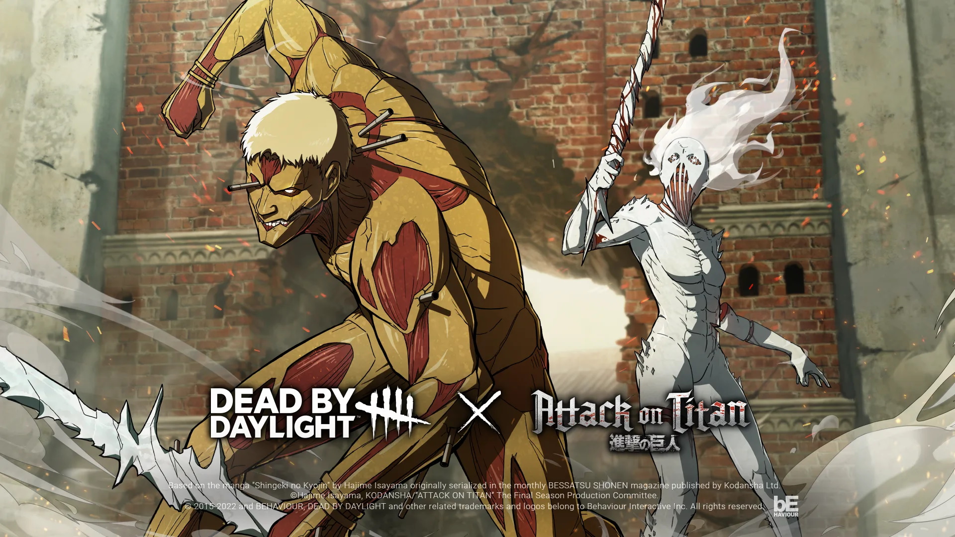 Dead by Daylight Attack on Titan crossover is a horror match in heaven