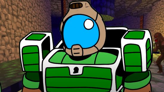 Wario as Doom Guy? This Doom mod is Treasure Tech Land and oh boy wa-hooo