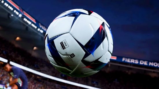 FIFA 23 will not feature Russian teams, EA confirms - a football soars through the air
