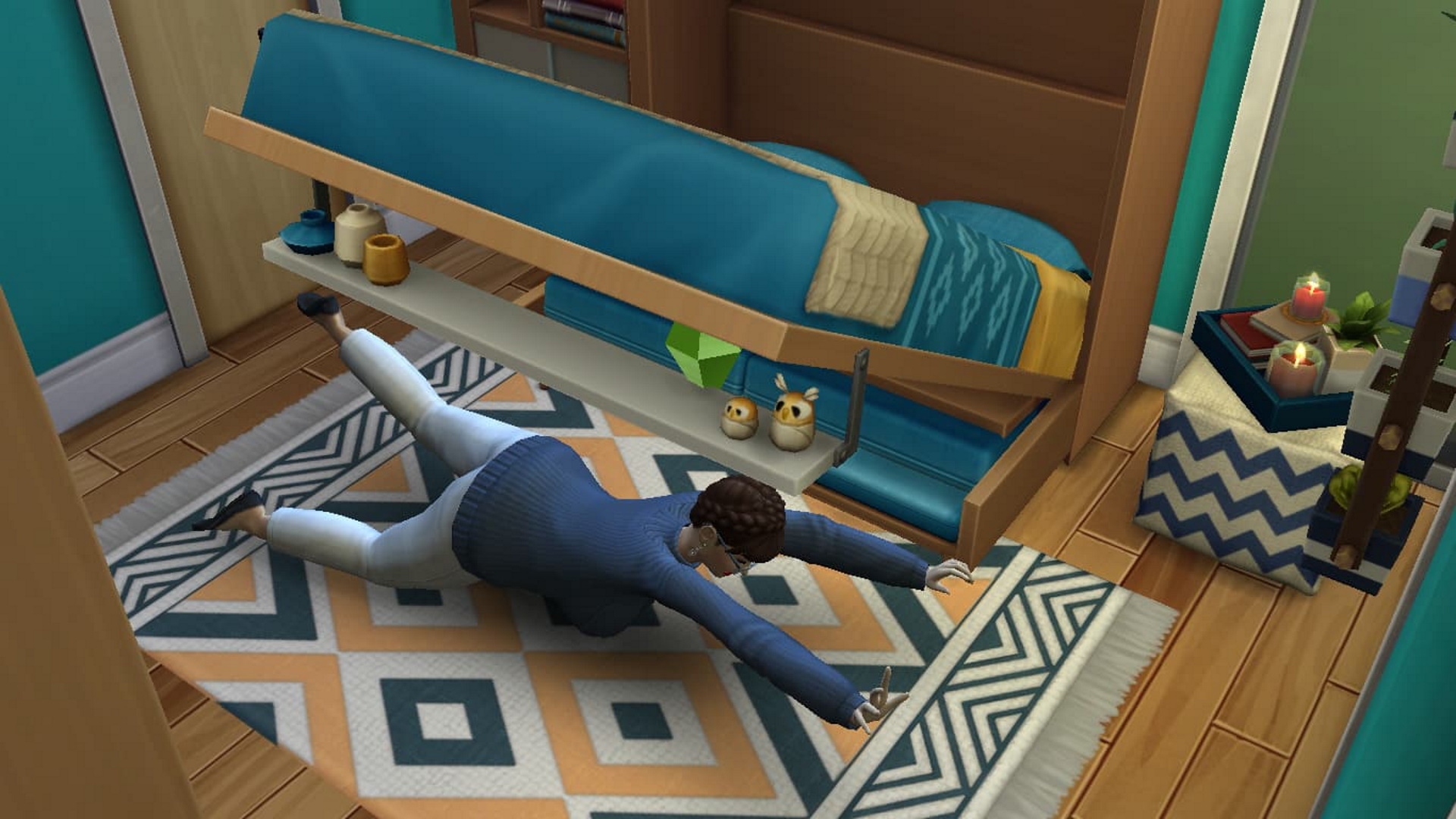 The Murphy Bed can't hurt you in this new Sims 4 mod