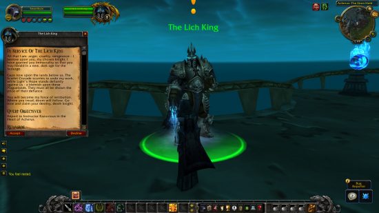 world of warcraft wow wrath of the lich king wotlk classic preview the lich king in ebon hold