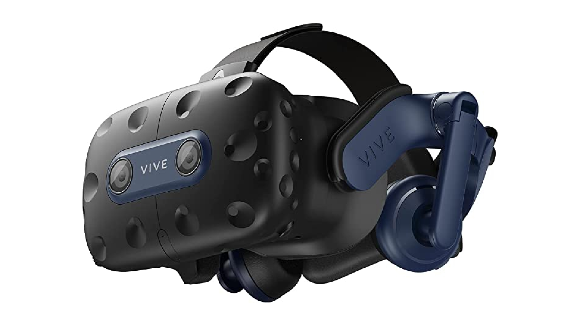 Headset VR Terbaik: HTC Vive Pro 2 dengan latar belakang putih