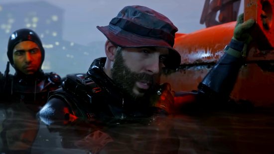 Modern Warfare 2 Tarkov mode NFL leak - Captain Price emerges from underwater