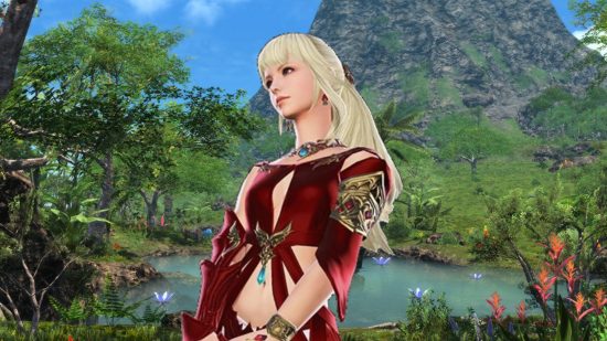 Final Fantasy XIV Island Sanctuary release date speculation - Lyse standing in front of a tropical island