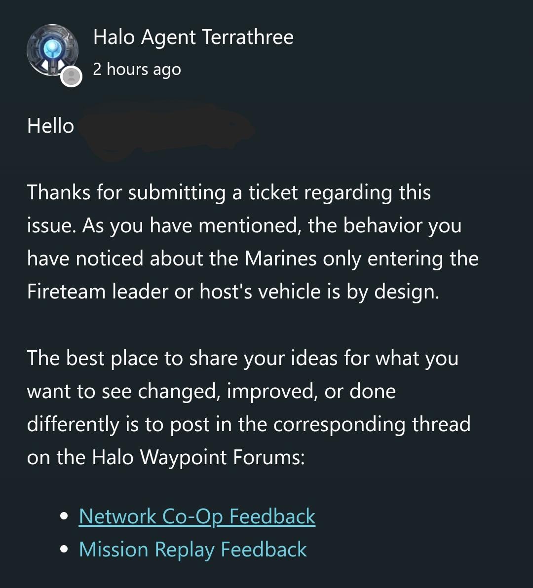 Halo Infinite co-op campaign bug: an alleged response from 343 Industries