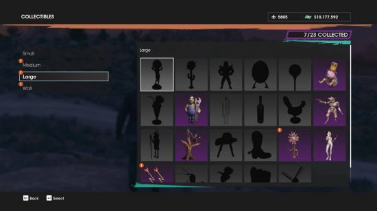 Saints Row collectibles: a list of all of the large Saints Row collectibles.