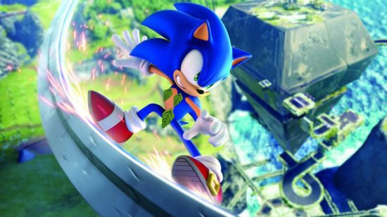 Sonic grinds through censorship, as Sonic Frontiers Steam tags are getting out of hand