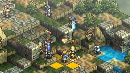 Tactics Ogre: Reborn Steam release date: Soldiers and wizards square off for battle among some grass-covered stone ruins