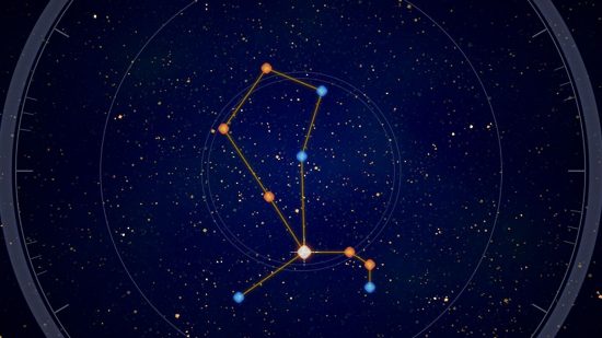 Tower of Fantasy Constellation Guide: Bootes Constellation Puzzle som visas genom Tower of Fantasy Smart Telescope