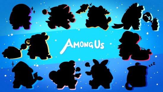 : Among Us hololive collaboration silhouettes 