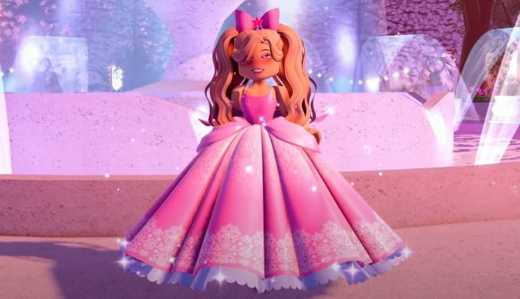 Roblox's Royale High raises $1 million to fight cancer: A Roblox avatar shows off the game's reworked Magical Enchantress skirt.