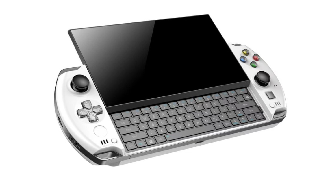 Steam Deck competitor: GPD Win 4 handheld gaming PC on white backdrop