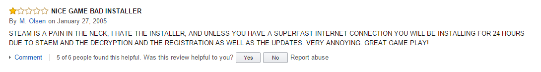 User reviews Half-Life 2