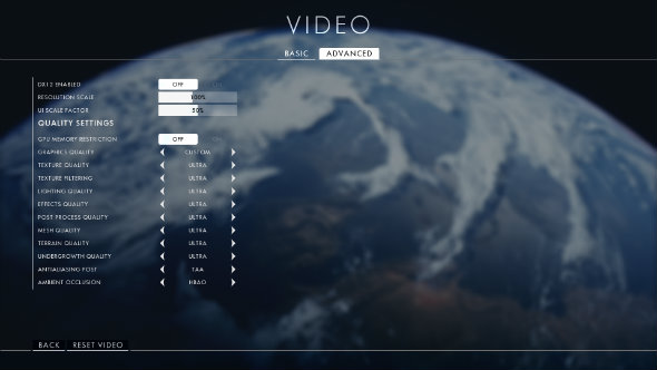 Battlefield 1 advanced video settings