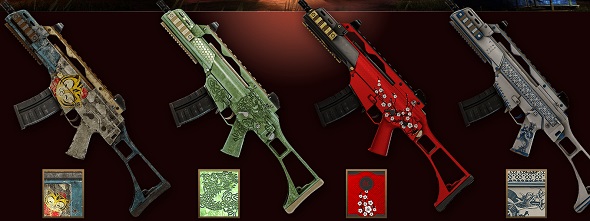 Blood Orchid weapon skins