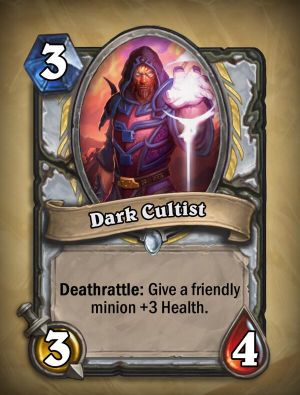 Dark Cultist Hearthstone Card