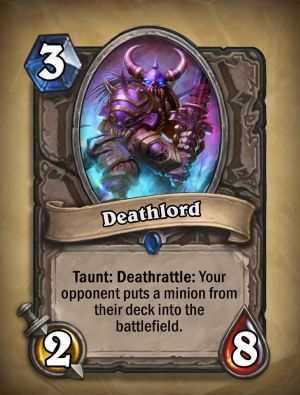 Death Lord Hearthstone Card
