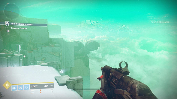 The crashed colony ship on Nessus