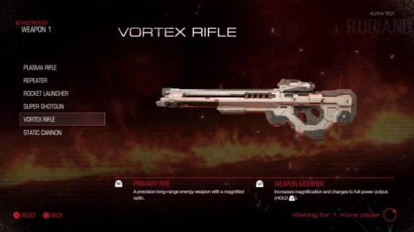 Doom closed alpha vortex rifle