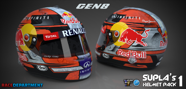 F1 custom helmets