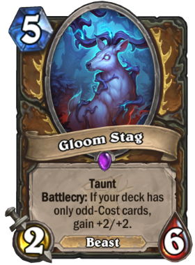 Hearthstone The Witchwood Gloom Stag
