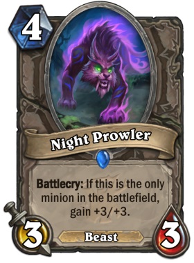 Hearthstone The Witchwood Night Prowler