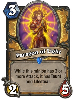 Hearthstone The Witchwood Paragon of Light