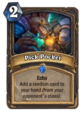 Hearthstone The Witchwood Pick Pocket