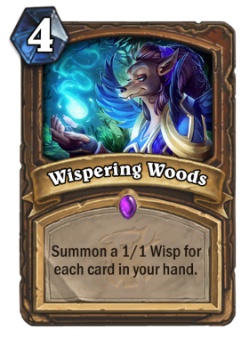 Hearthstone The Witchwood Wispering Woods