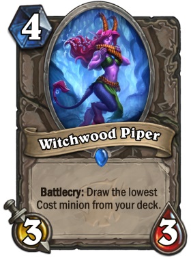 Hearthstone The Witchwood Witchwood Piper