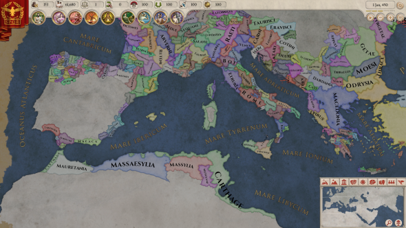 Imperator: Rome map