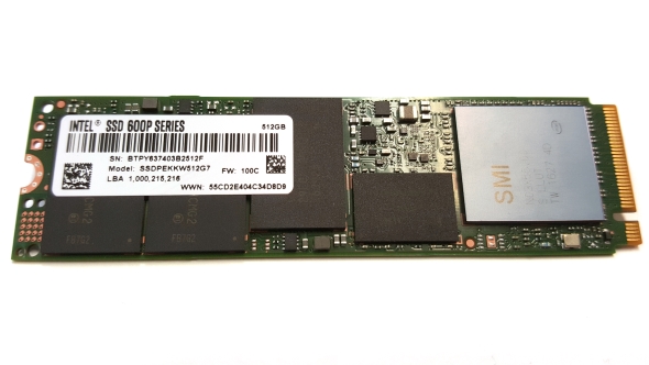Intel SSD 600p 512GB benchmarks