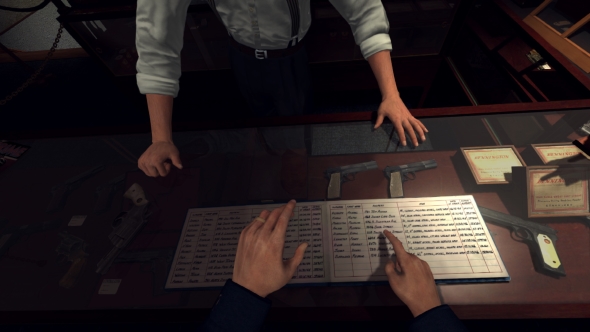 LA Noire VR Case Files gun records