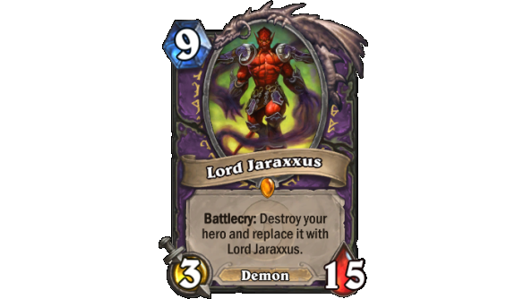 Best Hearthstone Legendary cards Lord Jaraxxus