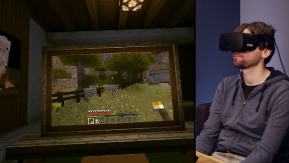 Minecraft VR Living Room mode