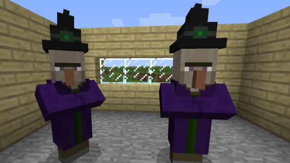 Minecraft video demonstrates sinister yet effective witch 